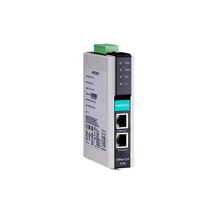 Moxa 1Prt Rs-232/422/485Ser. DvcSrvr, 100M Sngl Mode fbr, NPrt Ia-5150-S-Sc-T NPort IA-5150-S-SC-T